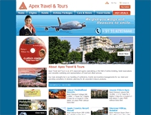 Tablet Screenshot of apextour.com